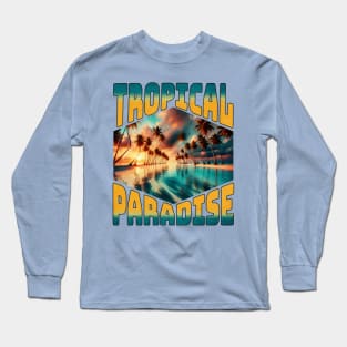 Tropical Paradise diamond Long Sleeve T-Shirt